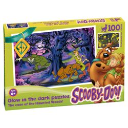 Scooby Doo Glow in the Dark Haunted Woods 100 piece puzzle