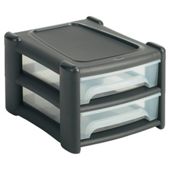 2 drawer slimline tower