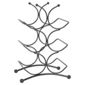 Circolare 6 Bottle Wine rack, Black