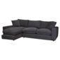 Valentinol Left Hand Facing Chaise Sofa, Charcoal