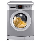 Beko WMB81241LS Washing Machine, 8kg Wash Load, 1200 RPM Spin, A+ Energy Rating. Silver