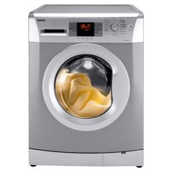 Beko WMB81241LS Washing Machine, 8kg Wash Load, 1200 RPM Spin, A+ Energy Rating. Silver