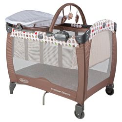 Graco Contour Electra Travel Cot, Apple