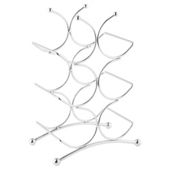 Circolare 6 bottle Wine Rack, Chrome