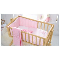 Clair de lune Stardust Crib Set, Pink