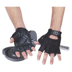 Golds Gym Mesh Back Weightlifting Gloves, L