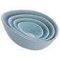 Nigella Lawson Living Kitchen Set of 4 Mixing Bowls, Blue