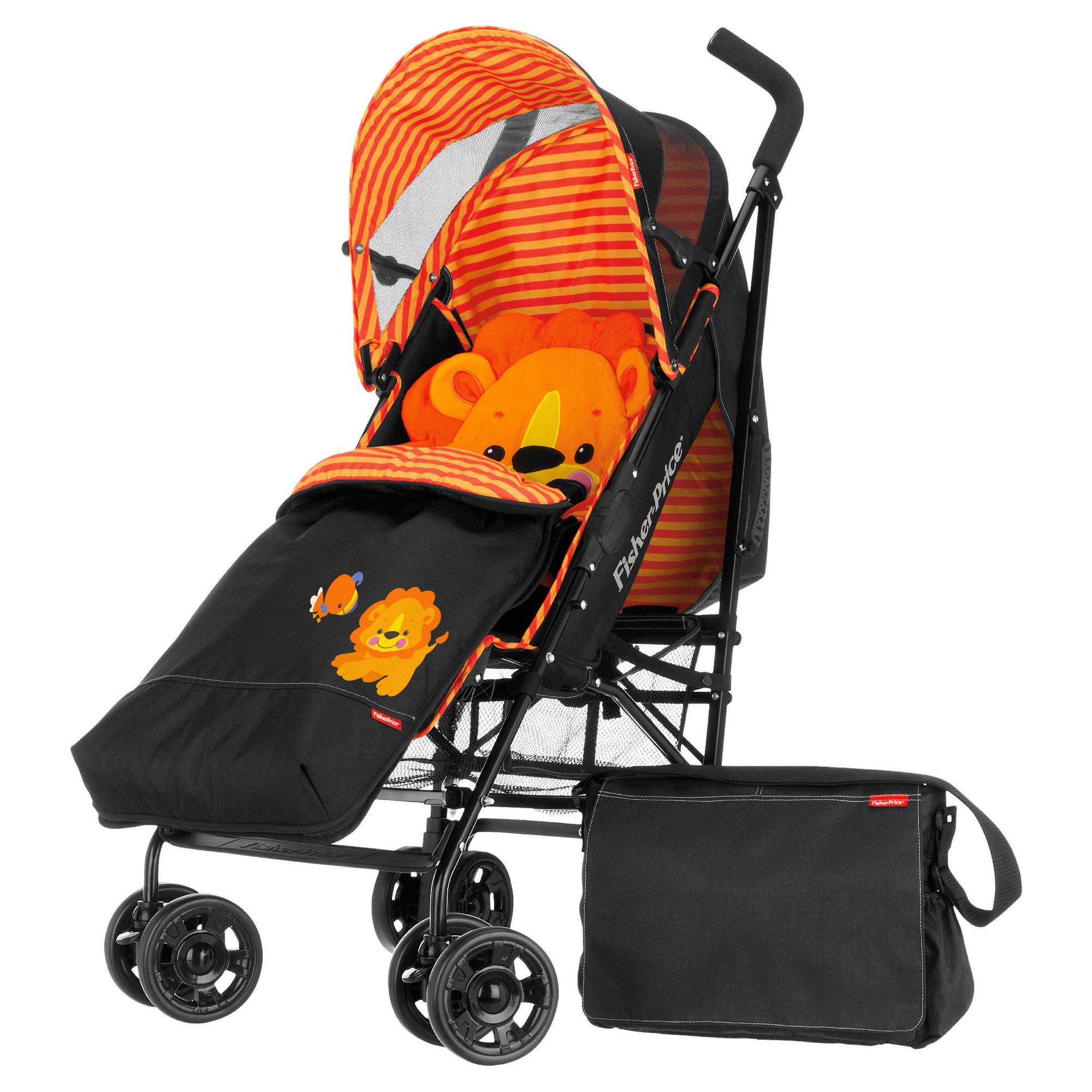 Fisher Price Pushchair, Footmuff & Changing Bag, Birth +, Precious Planet