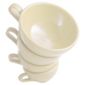 Nigella Lawson Set of 4 Melamine Measuring Cups, Cream