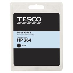 Tesco H364B Black Printer Ink Cartridge (Compatible with printers using HP 364 Black Printer Ink Cartridge)