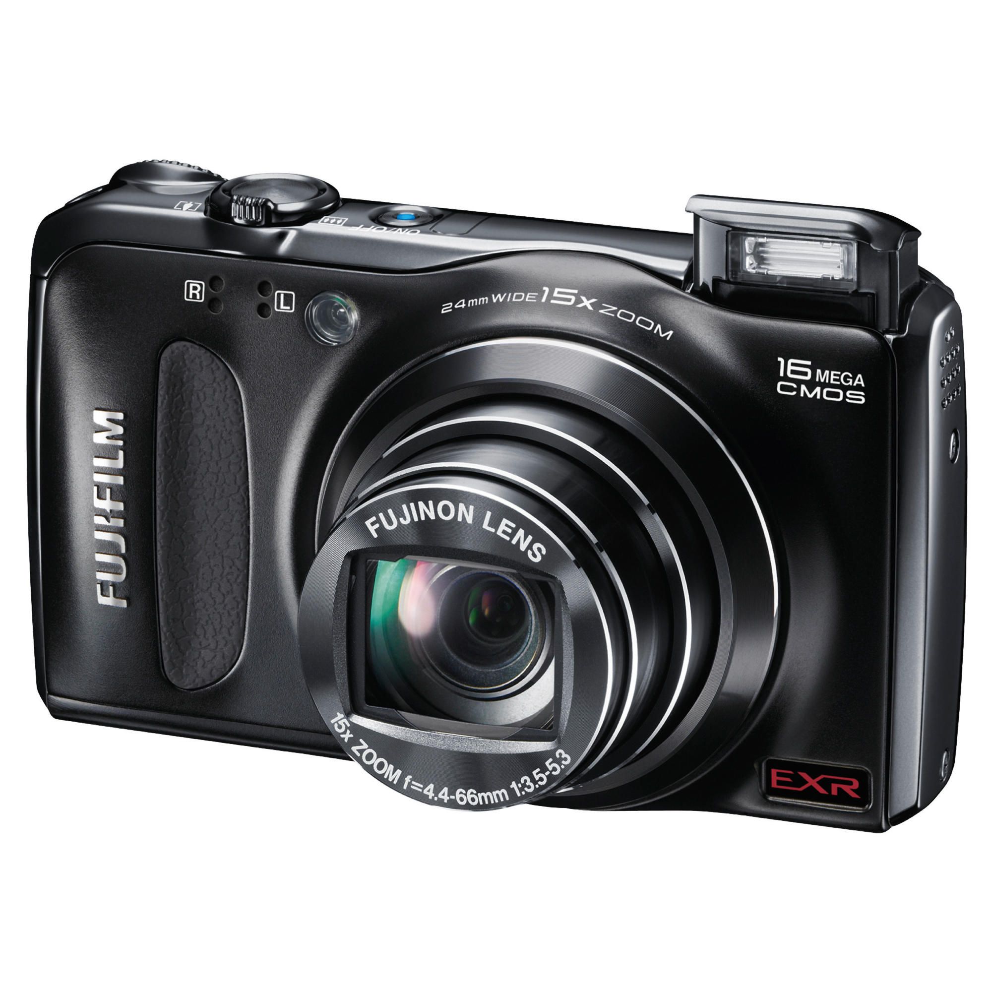 Fujifilm FinePix F500 Digital Camera - Black (16MP, 15x Optical Zoom) 3 inch LCD