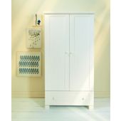 East Coast Montreal Double Wardrobe, White