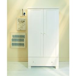 East Coast Montreal Double Wardrobe, White