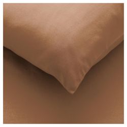 Pillowcases x4 dark natural