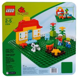 LEGO DUPLO Large Green Building Plate 2304