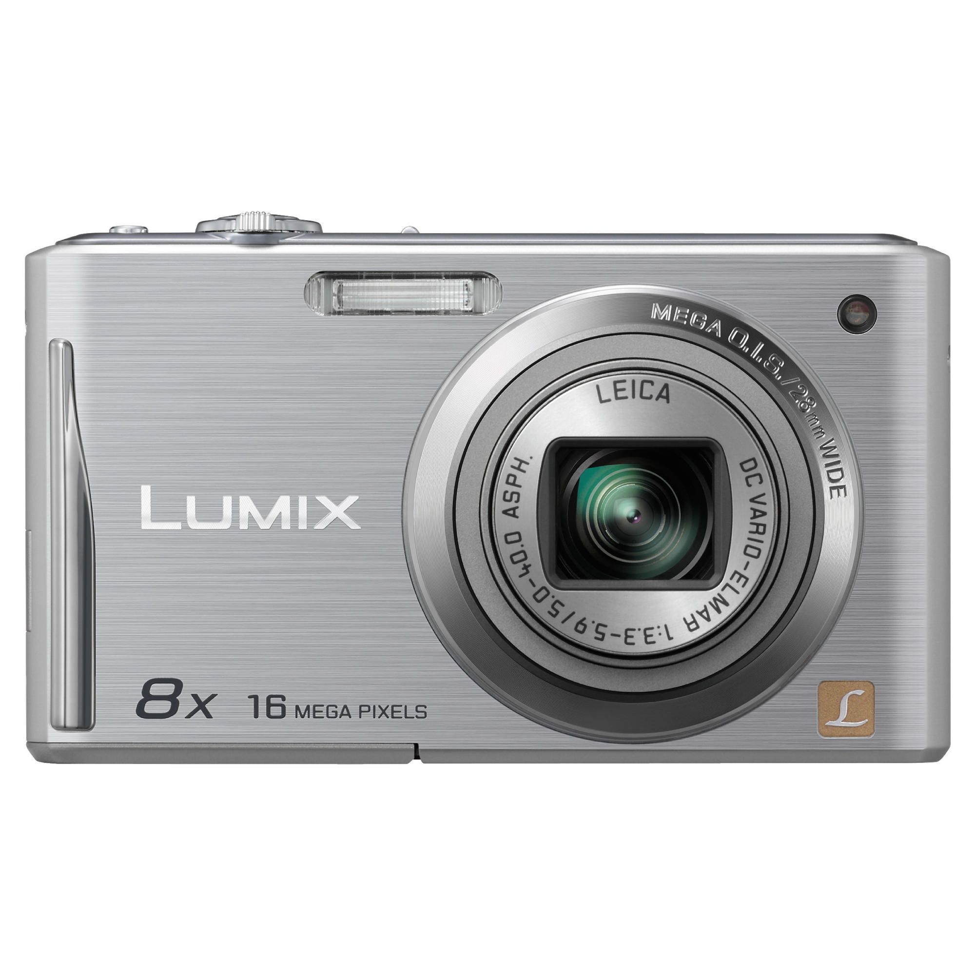 Panasonic Lumix FS35 Digital Camera - Silver (16.1MP, 8x Optical Zoom) 2.7 inch LCD