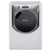 Hotpoint Aqualtis AQ113L297E Washing Machine, 11kg Wash Load, 1200 RPM Spin, A++ Energy Rating. White Titanium
