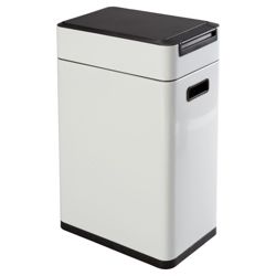 Oxo Softworks 40L white slim touch top bin