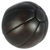 Golds Gym Heritage 5Kg Leather Medicine Ball