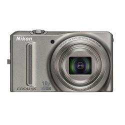 Nikon Coolpix S9100 Digital Camera (Silver)