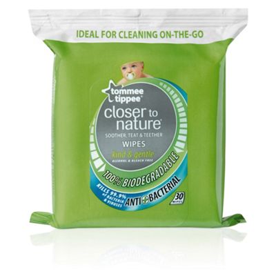 image 1 of Tommee Tippee Teat Soother And Teether Wipes 30