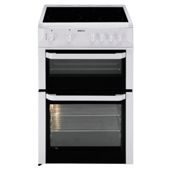 Beko BDC643W 60cm Twin Cavity Ceramic Cooker