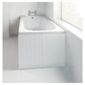 Bathsmart Tongue and Groove White Refresh Bath End Panel