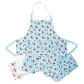 Tesco Cherry 3 piece Kitchen Textile Set