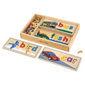 Melissa & Doug Wooden See & Spell Educational Game