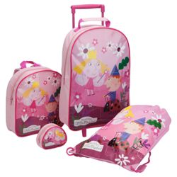 Ben & Holly's Little Kingdom 4-Piece Kids' Luggage Set