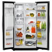 Whirlpool WSC 5541N Fridge Freezer Black