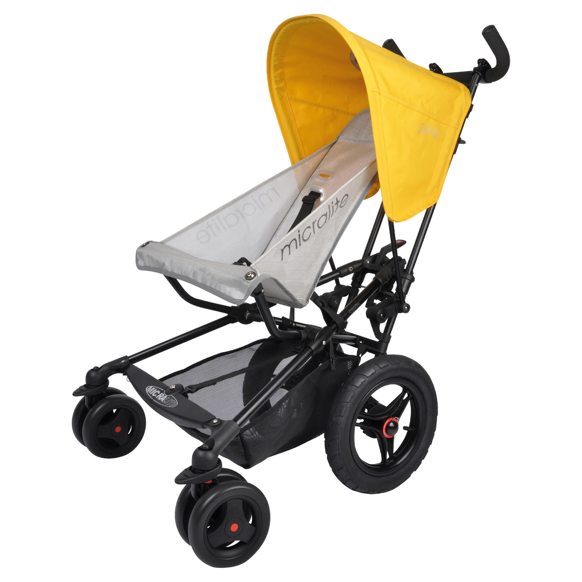 Micralite Fastfold Superlite Pushchair, Yellow