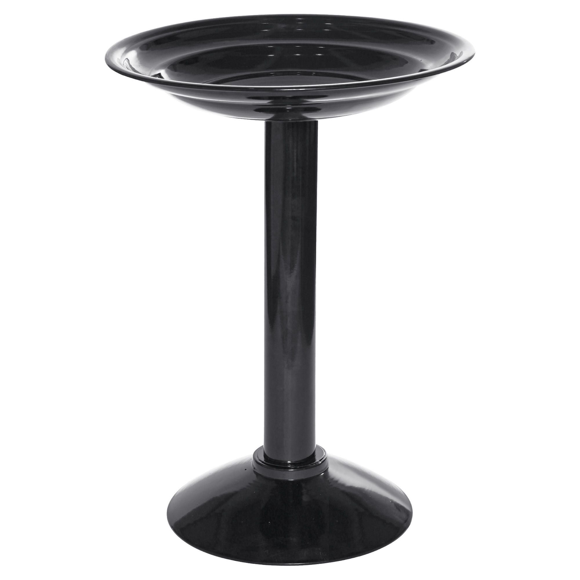 Chapelwood bird bath, anodised black