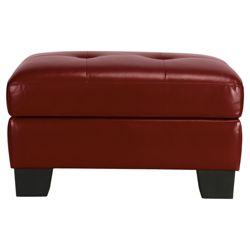 Utah Storage Footstool, Red