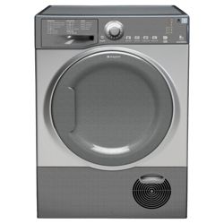 Hotpoint TCAL83CG Condenser Tumble Dryer, 8kg Load, C Energy Rating. Graphite