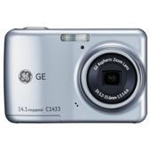 GE C1433 Digital Camera - Silver (14MP, 3x Optical Zoom) 2.4 inch LCD