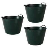 42L Flexi Tub 3 Pack, Green