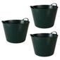 42L Flexi Tub 3 Pack, Green