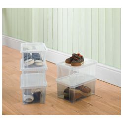 Shoe Storage box, 5 pack