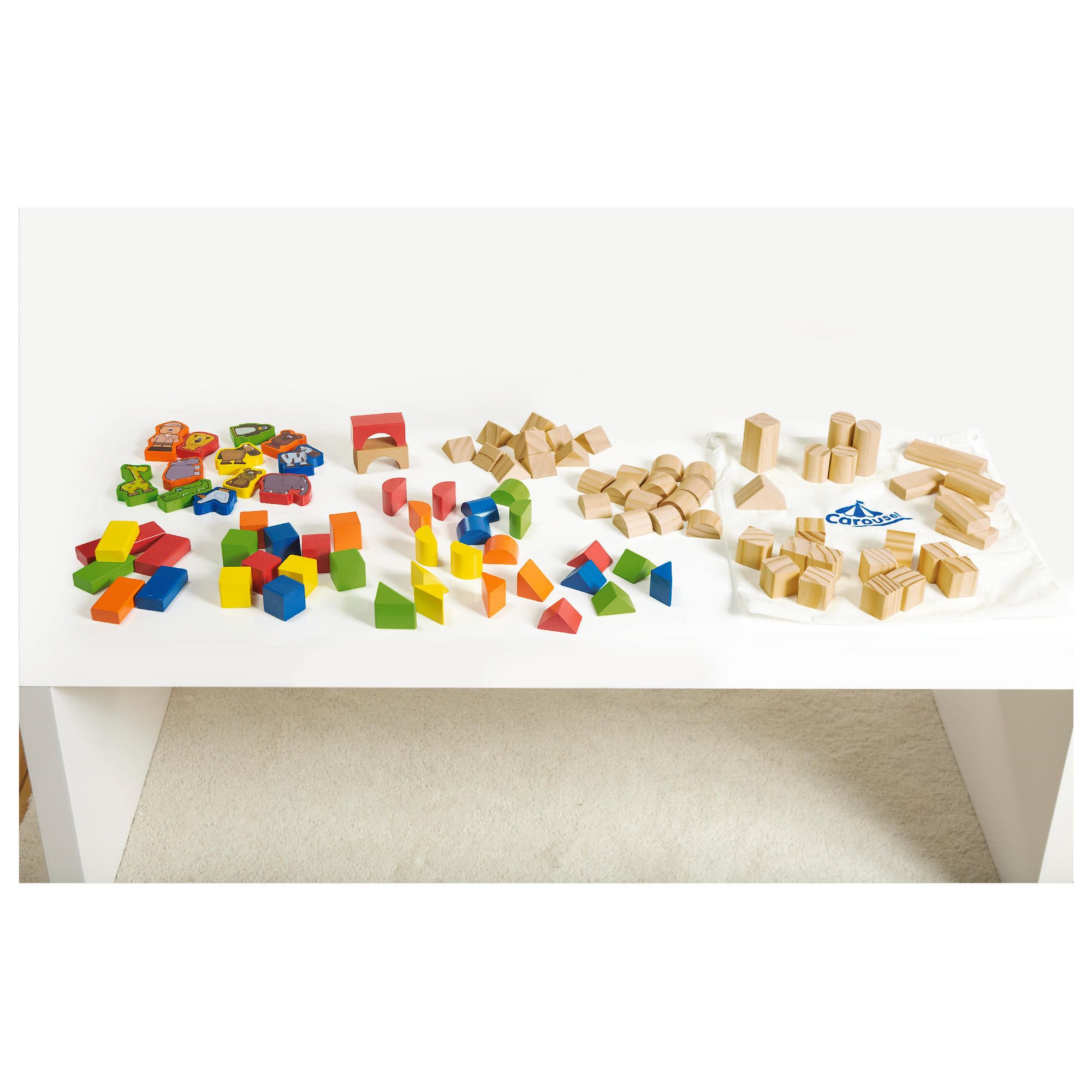 Carousel 100 Wooden Blocks