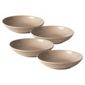 Gordon Ramsay Maze by Royal Doulton Set of 4 Pasta Bowls, Taupe