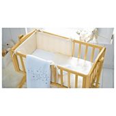 Clair de lune Stardust Crib Set, Cream