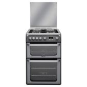 Hotpoint HUG61G 60cm Gas Double Oven