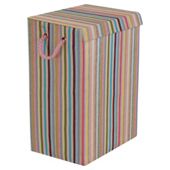 Minky foldable laundry basket