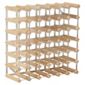 Ready To Assemble 42 Bottle Wine Rack, Natural Pine