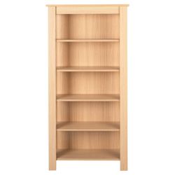 Tilson 5 Shelf Bookcase Oak Effect