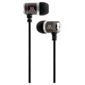 Muse MU-PROF The Professional In-Ear Noise Isolating Headphones,Black/Dark Brown