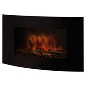 Pifco PE157 Wall Mount Glass Front Fire