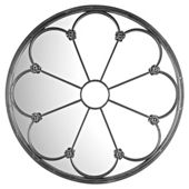 Round Flower Mirror