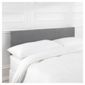 Mittal Single Faux Suede Headboard, Charcoal